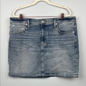 J Crew Factory size 14 women’s short denim jean skirt New